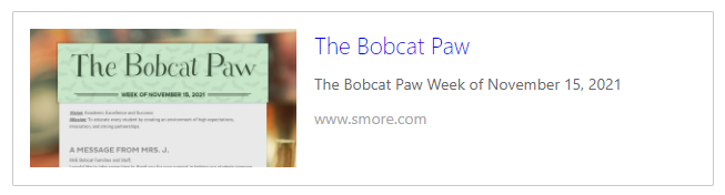 Bobcat Paw