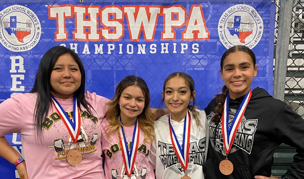 Girls powerlifting team competed in the THSWPA Region 5 Regional